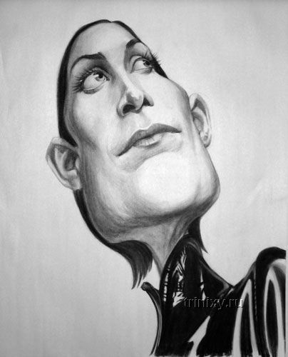 Карикатуры на знаменитостей (28 картинок)