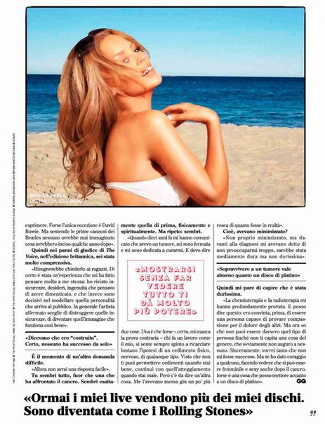 Kylie Minogue – GQ Italy Magazine (August 2014)