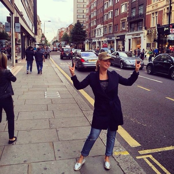 Анна Семенович прилетела на выходные в Лондон!