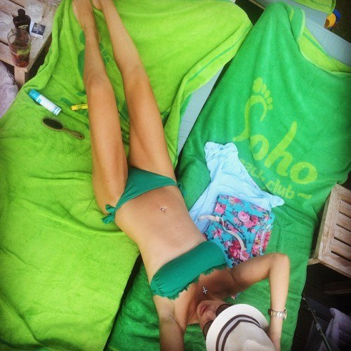 Ксения Бородина продолжает держать себя в форме!