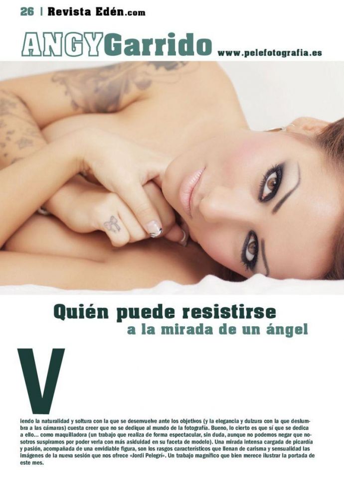 Голая звезда Angy Garrido - Revista Eden February 2012 Spain