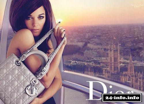 Марион Котияр в рекламе сумок Lady Dior