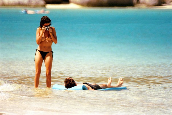 Penelope Cruz - Topless At A Beach In Virgin Island