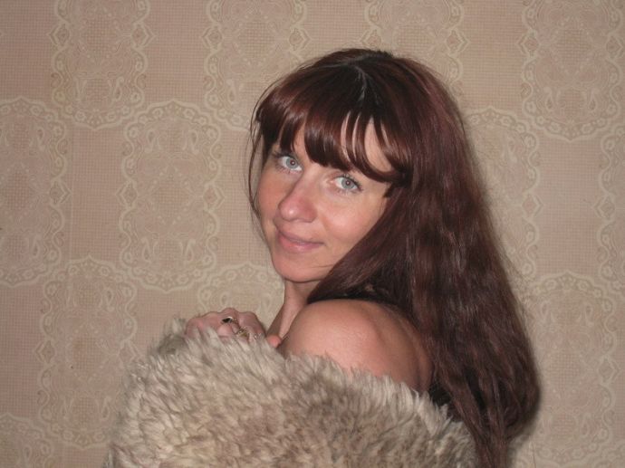 Частное грудастой брюнетки