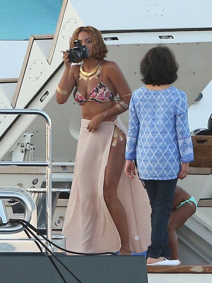 Звёздная пара на отдыхе