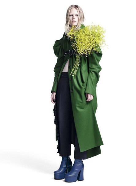 Anna Ewers by Willy Vanderperre for V Magazine Fall