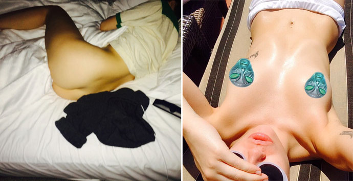 Лучший друг Майли Сайрус выложил ее фото с голым задом Лучший друг Майли Сайрус выложил ее фото с голым задом