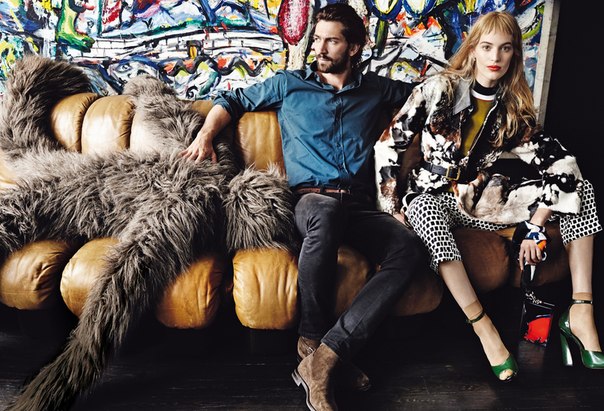 Vanessa Axente & Michiel Huisman - Mario Testino Photoshoot