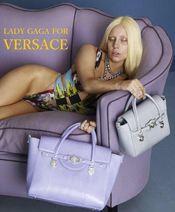 Гага для Versace