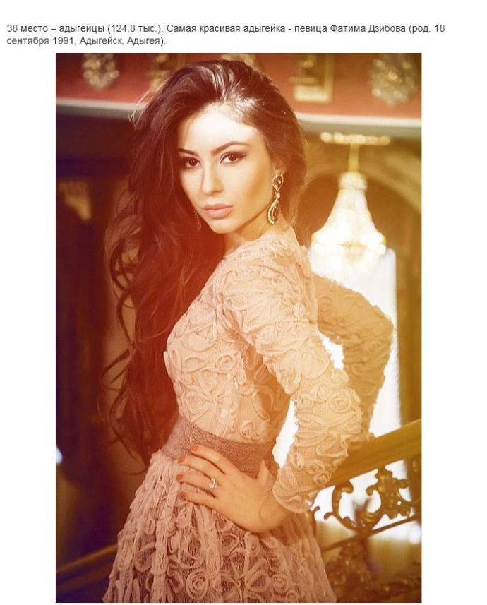 Самые красивые представительницы различных народов России