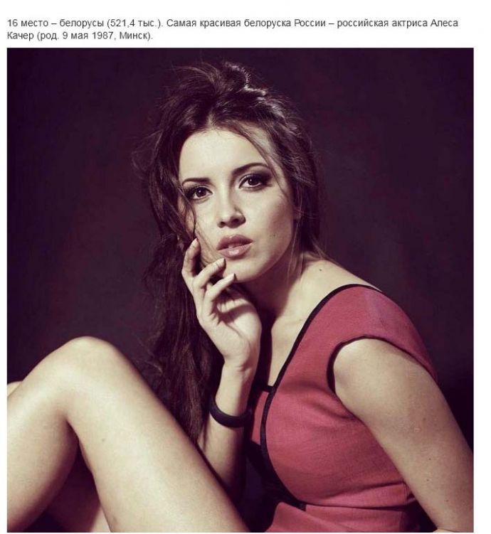 Самые красивые представительницы различных народов России