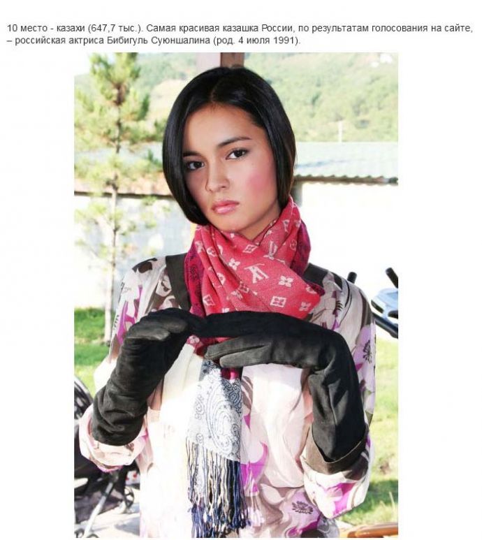 Самые красивые представительницы различных народов России