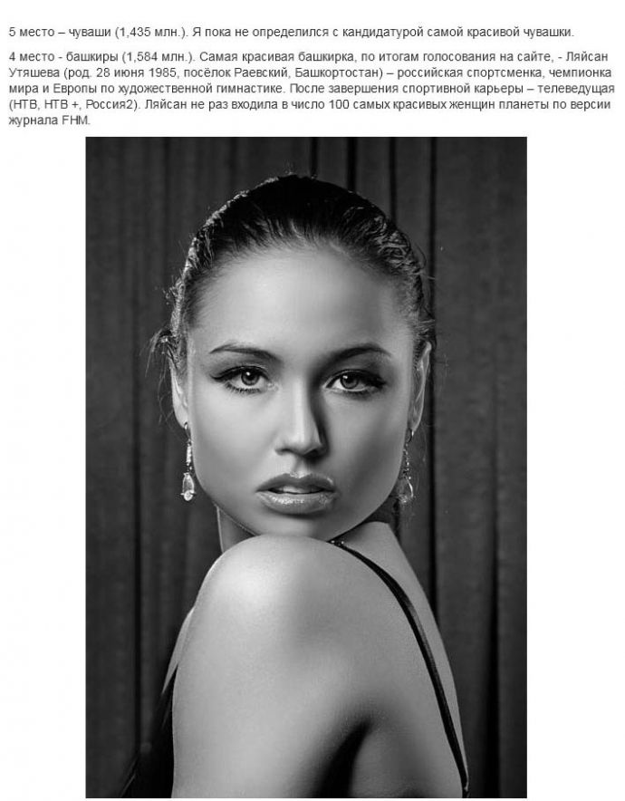 Самые красивые представительницы различных народов России