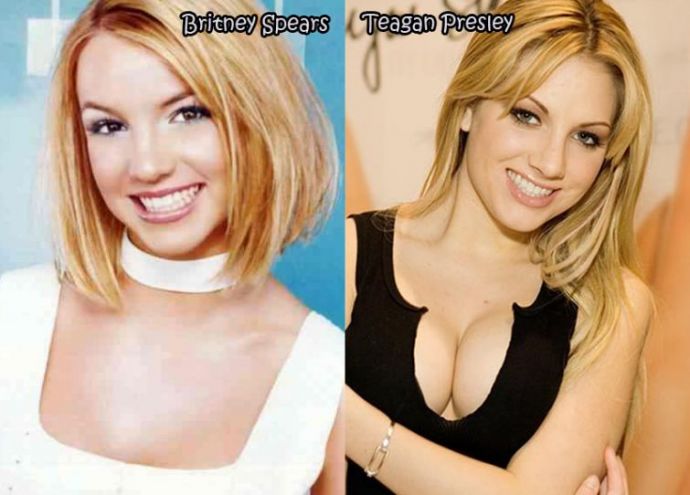 У каждой знаменитой девушки найдется порно-двойник