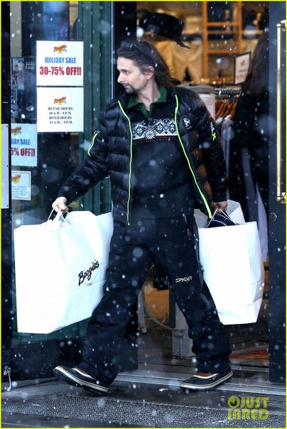 Кейт Хадсон и Мэтт Беллами на горнолыжном курорте