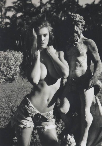 Nina Agdal – “100 Great Danes” Topless Photoshoot