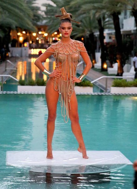 Nina Agdal – Photo Magazine Photoshoot Candids in Miami