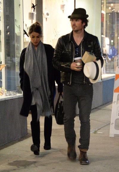 Йен Сомерхолдер и Никки Рид в ЛА - 4 января