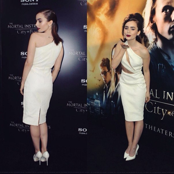 Лучшие вечерние образы Лили Коллинз.