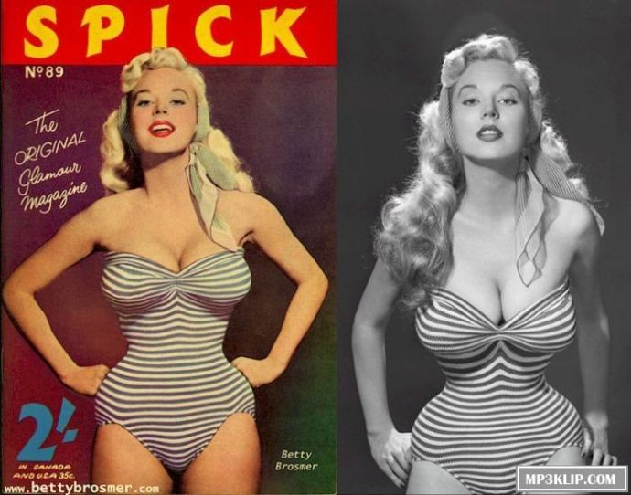 Бетти Бросмер — идеал женской фигуры 50-х годов