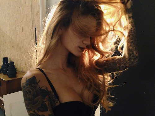 Девушки с татуровками