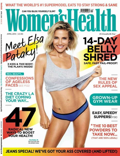 Elsa Pataky - Women`s Heath (April 2015)