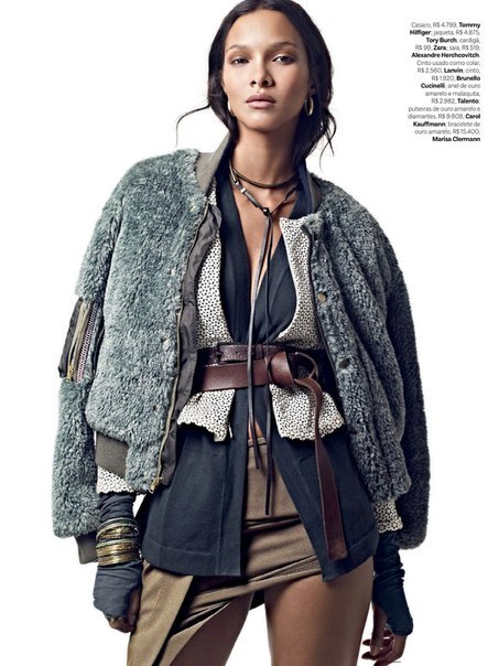 Лаис Рибейро в журнале Vogue Бразилия, март 2015.