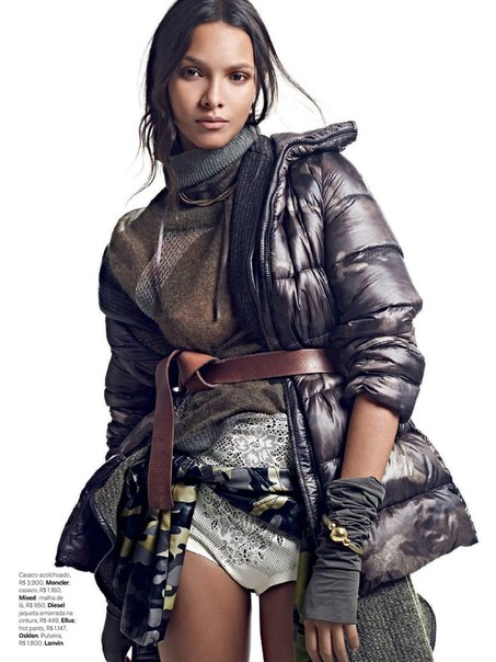 Лаис Рибейро в журнале Vogue Бразилия, март 2015.
