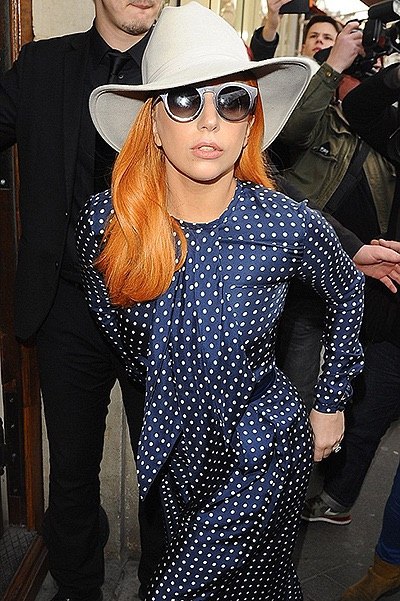 Леди Гага на Неделе моды в Париже