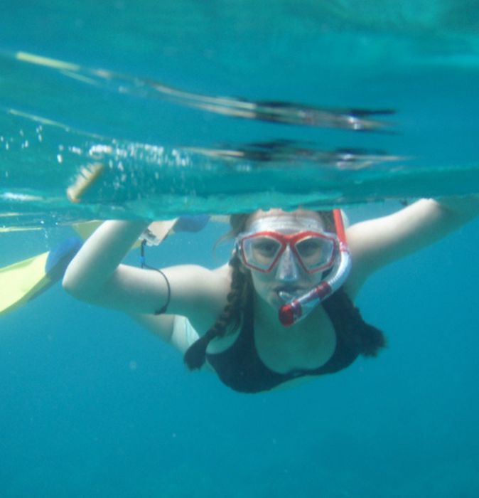 Оригинальные снимки девушек под водой