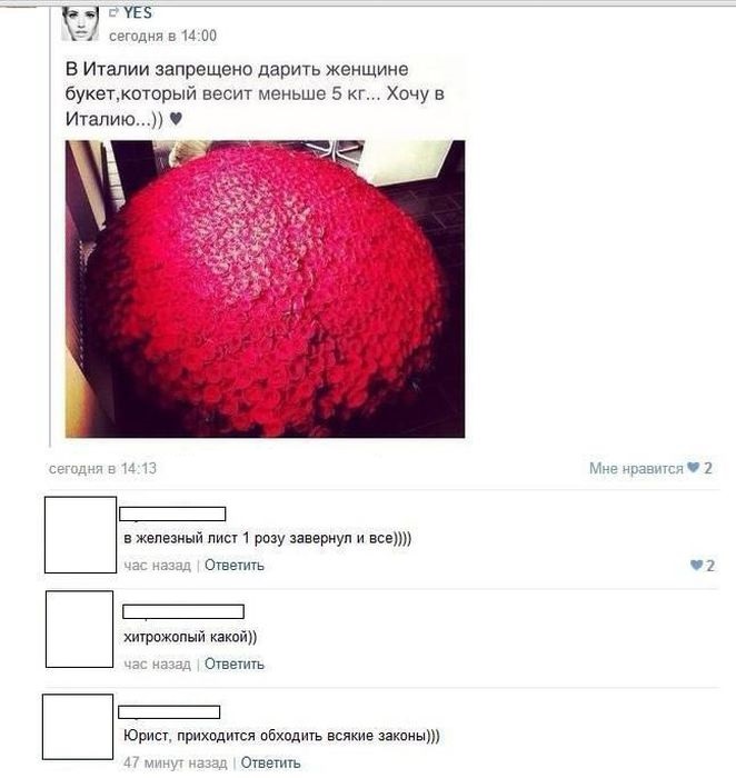 Смешные комментарии из соц. сетей. Часть 18