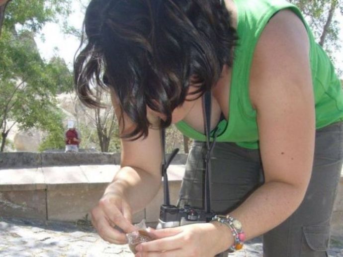 Девушки с большой грудью и красивым декольте