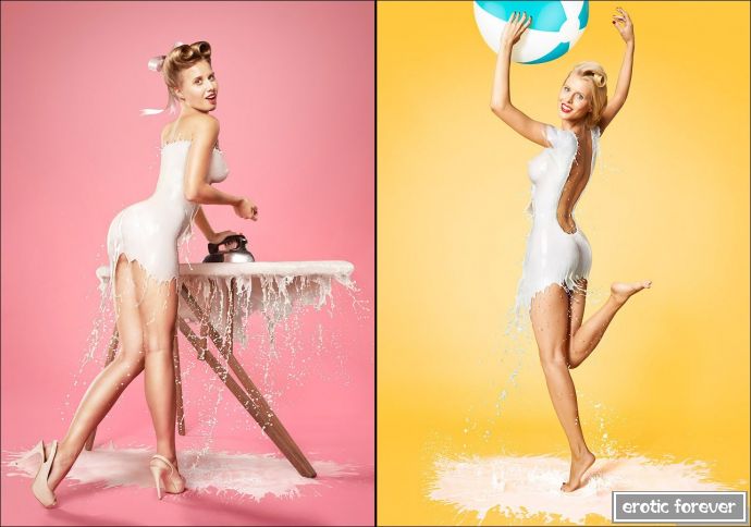 Молочный пин-ап (эротика)