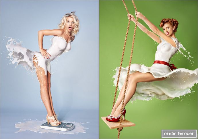 Молочный пин-ап (эротика)