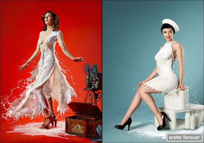 Молочный пин-ап (эротика)