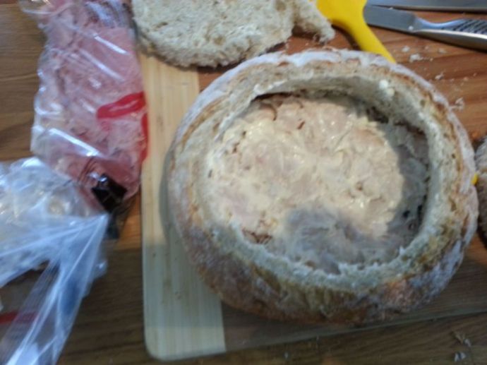 Настоящий мужской сэндвич