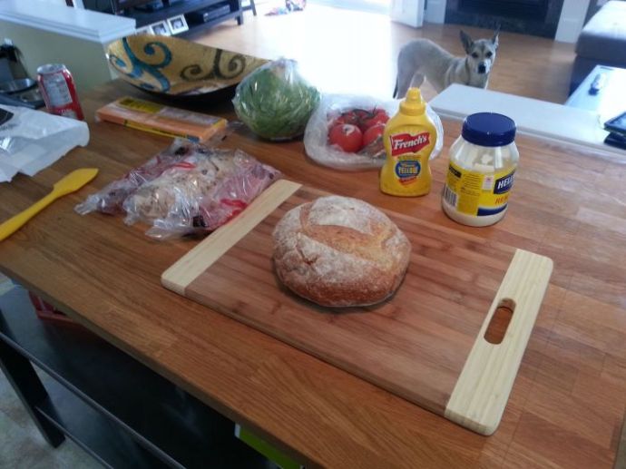 Настоящий мужской сэндвич