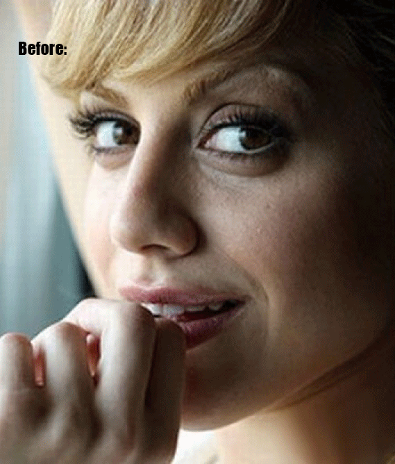 Звездные попки до и после обработки (18 гифок)