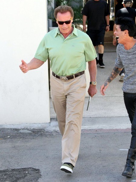 Арнольд Шварценеггер в Беверли Хиллз - 4 апреля