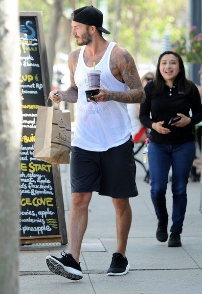 Дэвид Бекхэм в Брентвуде - 3 апреля