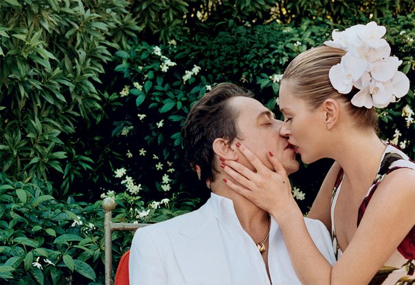 Kate Moss and Jamie Hince by Venetia Scott for US Vogue