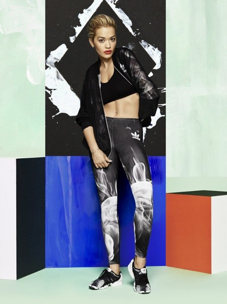 Новое промо-фото Риты Ора для бренда «Аdidas Originals»