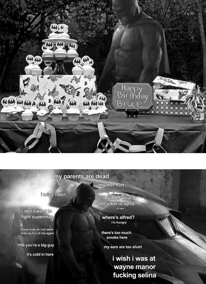 Новый интернет-мем: Грустный Бэтмен Новый интернет-мем: Грустный Бэтмен