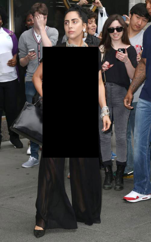 Откровенный наряд Леди Гагы