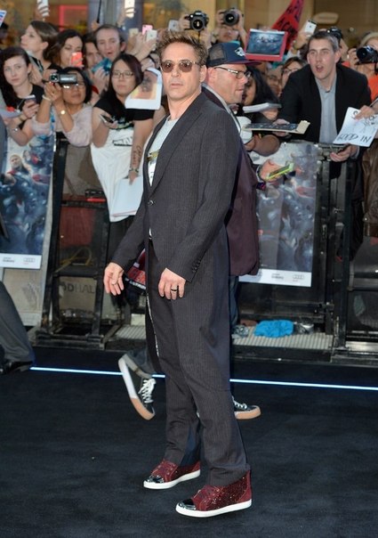 Роберт Дауни-младший на премьере фильма Мстители