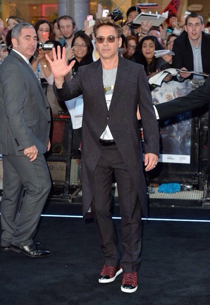 Роберт Дауни-младший на премьере фильма Мстители