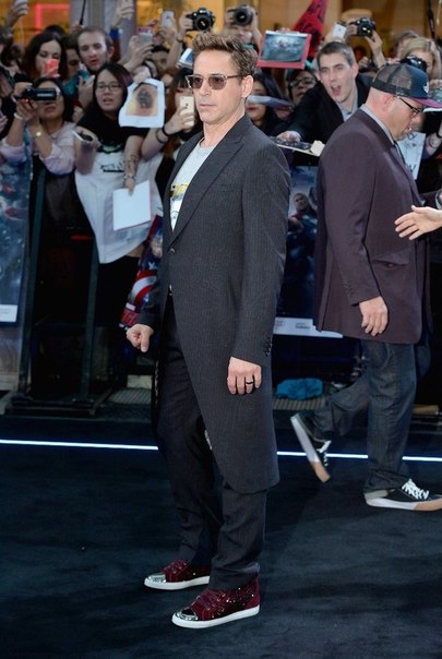 Роберт Дауни-младший на премьере фильма Мстители