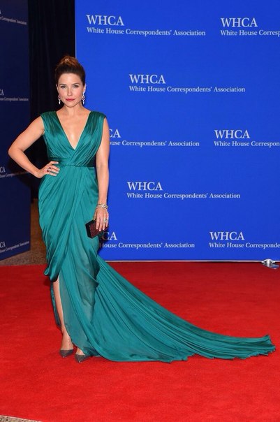 София Буш на ужине "White House Correspondents' Dinner"