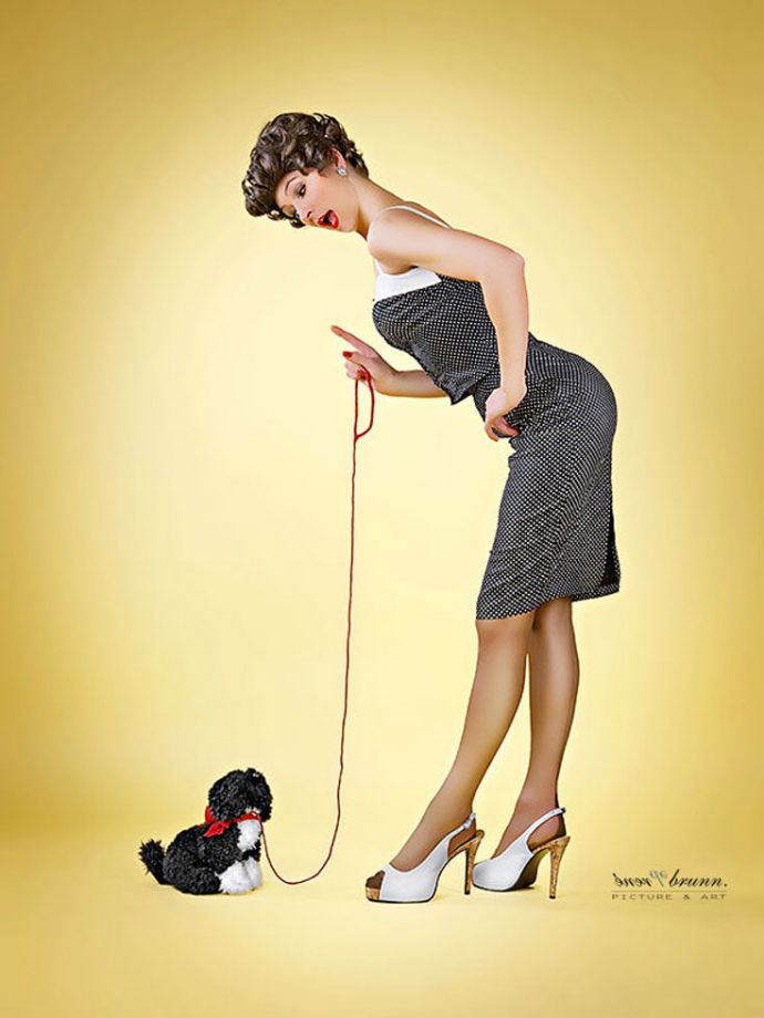 Эротические фотографии Pin-up — красивее, чем нарисованные