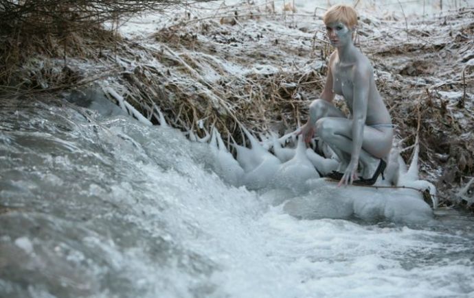 Красивый и сексуальный боди-арт